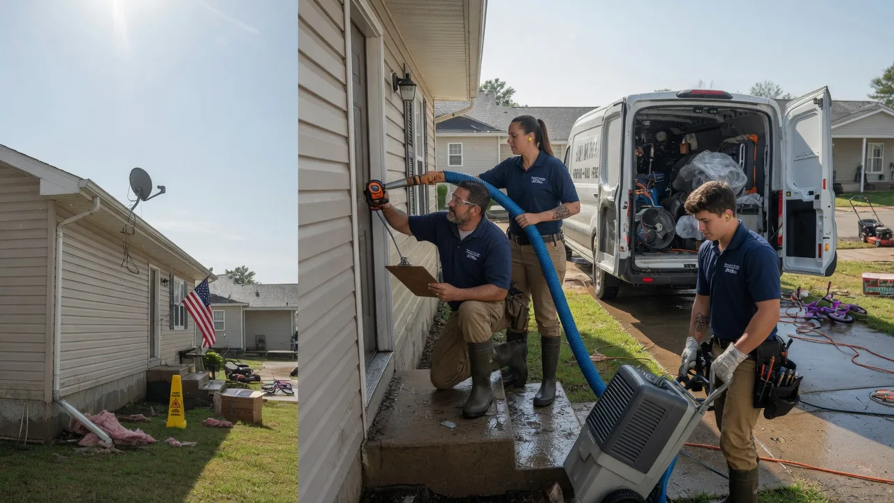 Ceiling Water Damage Restoration in Havana, KS near me